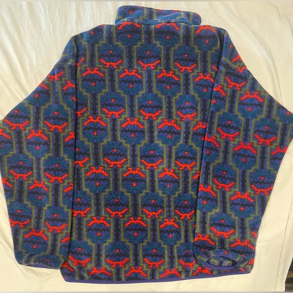 Rare Vintage 1994 Patagonia Aztec Snap-T Synchilla Men’s XL - Picture 2 of 4
